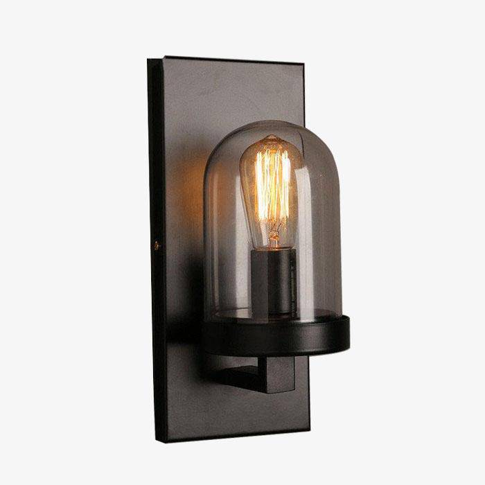 wall lamp antique glass wall Retro