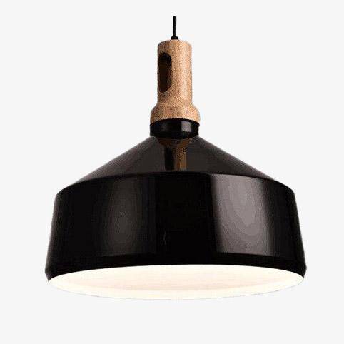 pendant light design in aluminum and wood Country