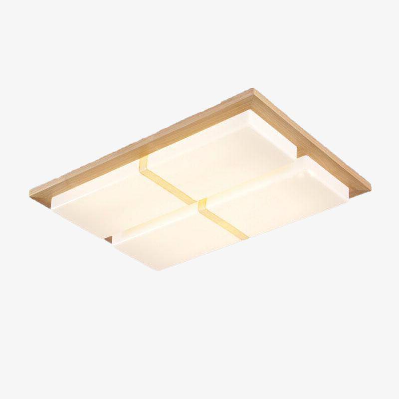 SinFull LED lámpara de techo de madera