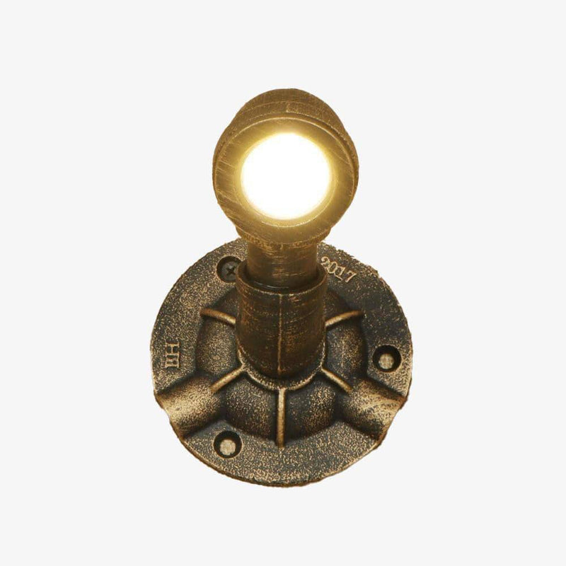 Aplique LED decorativo de hierro fundido de estilo industrial