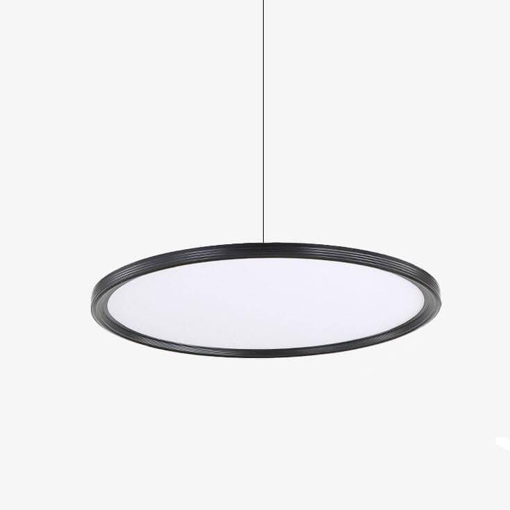 pendant light LED design with metal disc Loft style