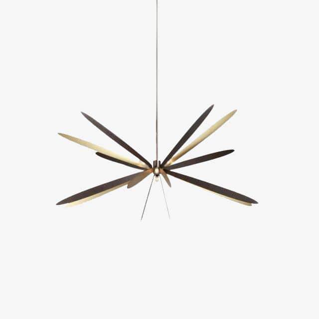 Suspension design à LED avec plusieurs branches en métal Luxury