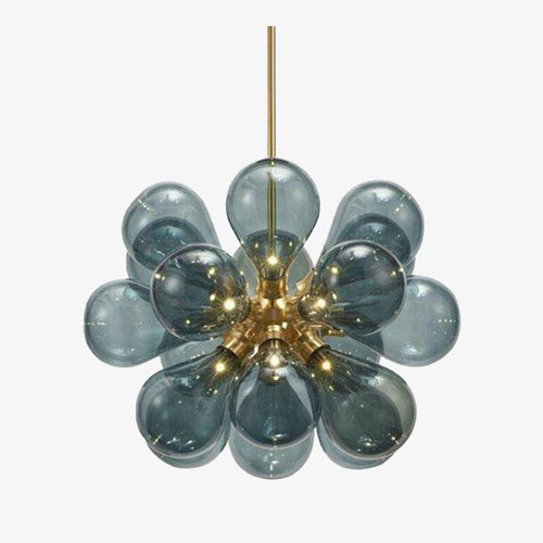 Suspension design LED en verre coloré Glass