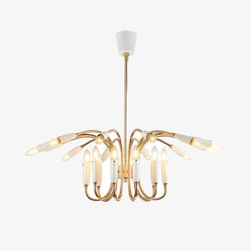 Lustre design bras arrondi doré Head