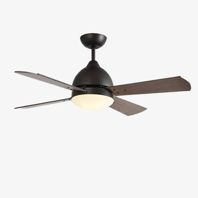 LED Electric Ceiling Fan (black or white Base)