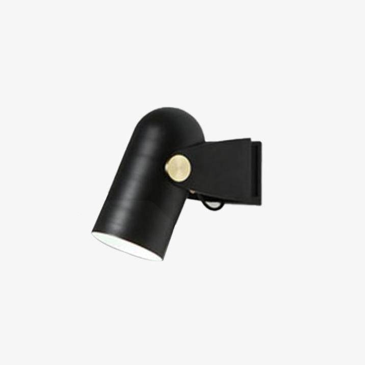 Applique design LED spot noir ajustable Nordic