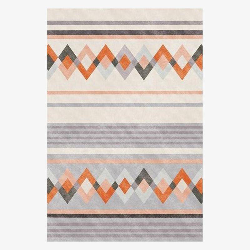 Rectangular carpet with geometric shapes Floor E