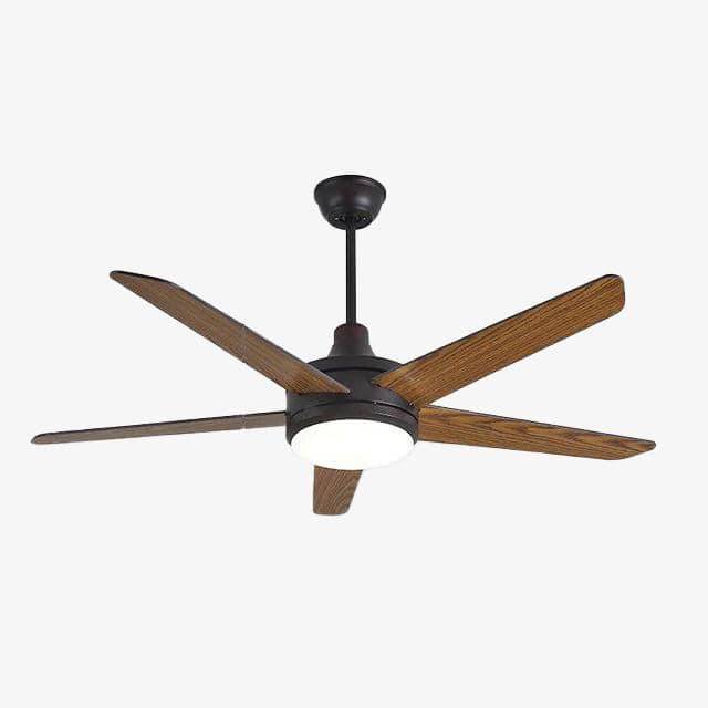 LED ceiling fan with Botimi wooden blades