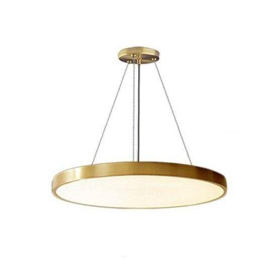 pendant light LED design with gold circle and Creative finishes