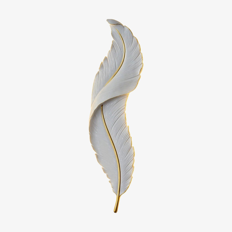 wall lamp Modern white feather LED wall light Kauai