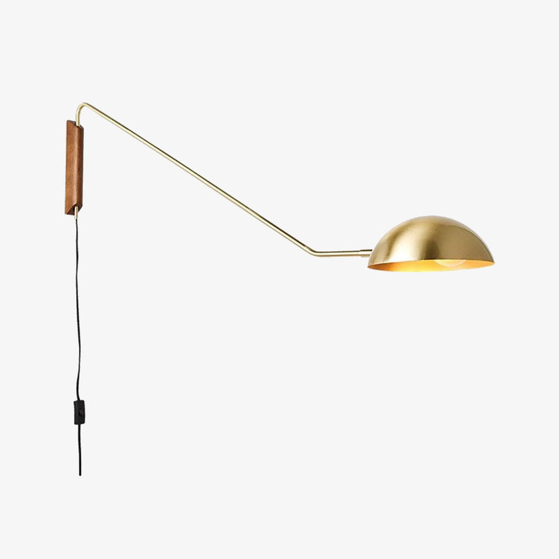 wall lamp modern adjustable LED wall lamp and lampshade gold Altea