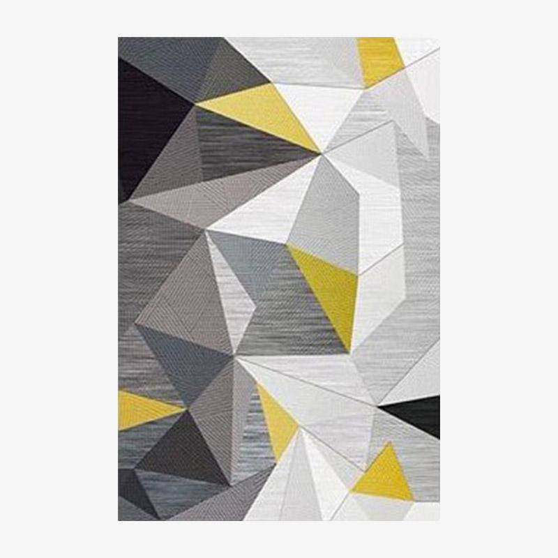 Wilson B modern geometric style rectangle carpet