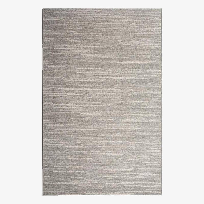 Modern rectangle carpet with Soft B style stripes