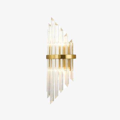 wall lamp LED wall design in gold crystal glass