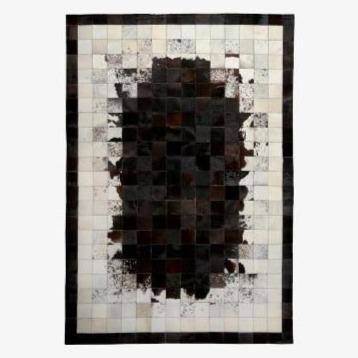 Rectangular carpet Cowhide style F