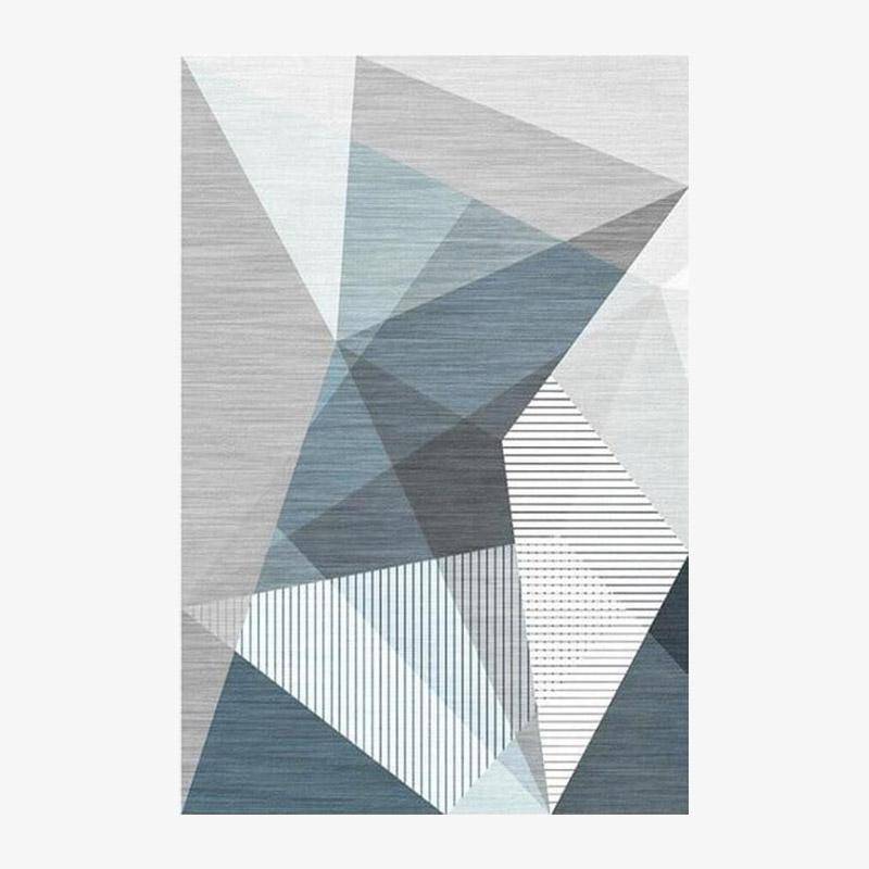 Wilson G modern geometric style rectangle carpet