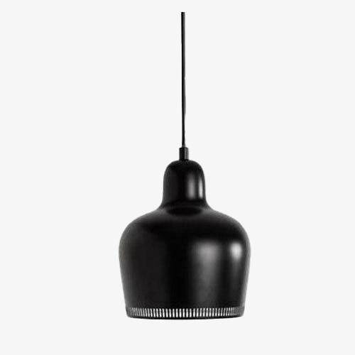 pendant light LED design with lampshade rounded metal Luxury Alto