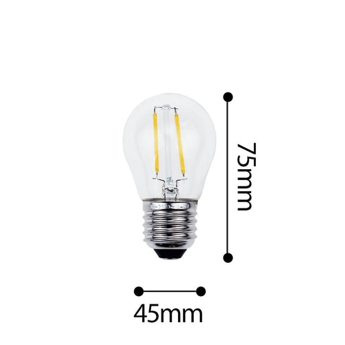 Ampoule LED E27 à incandescence filament Edison