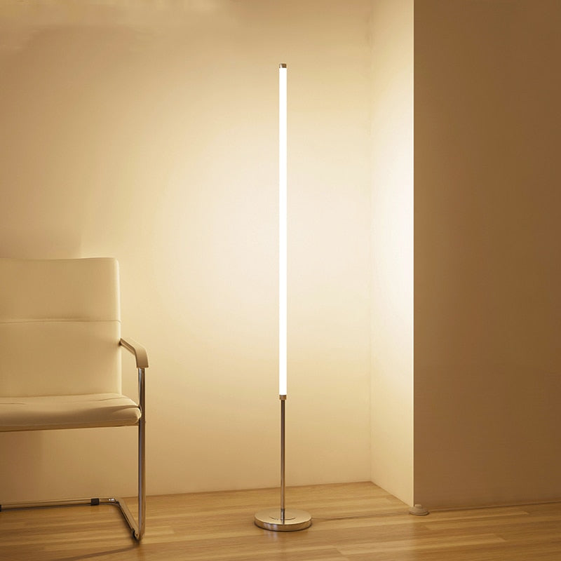 Lámpara de pie design LED minimalista oro Floory
