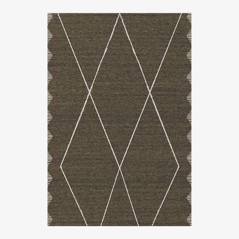 Rectangular carpet with geometric shapes, Piquio style I