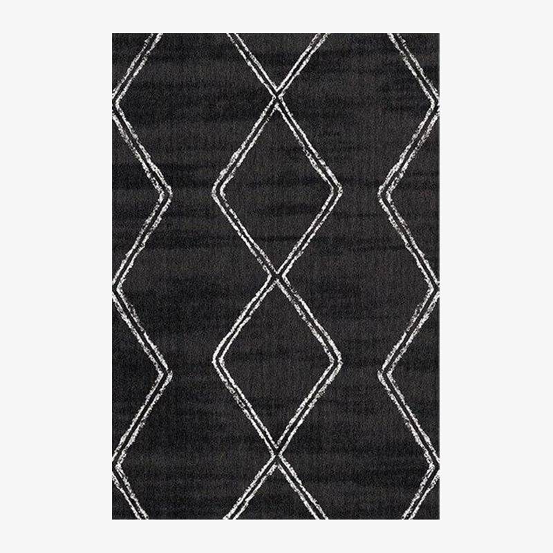 Rectangular carpet with geometrical shapes, Piquio J style