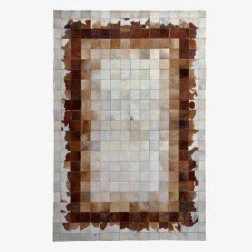 Alfombra rectangular estilo Cowhide K