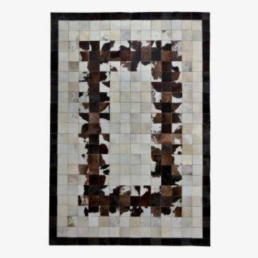 Rectangular carpet Cowhide style M