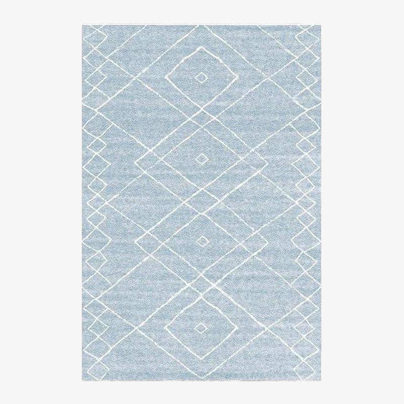 Rectangular carpet with geometric shapes Piquio O style