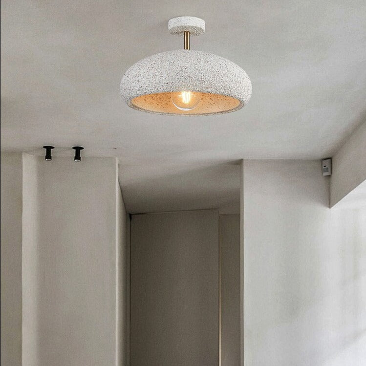 Modern ceiling light with lampshade stone style Kery