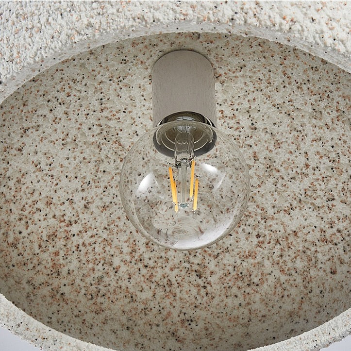 Modern ceiling light with lampshade stone style Kery