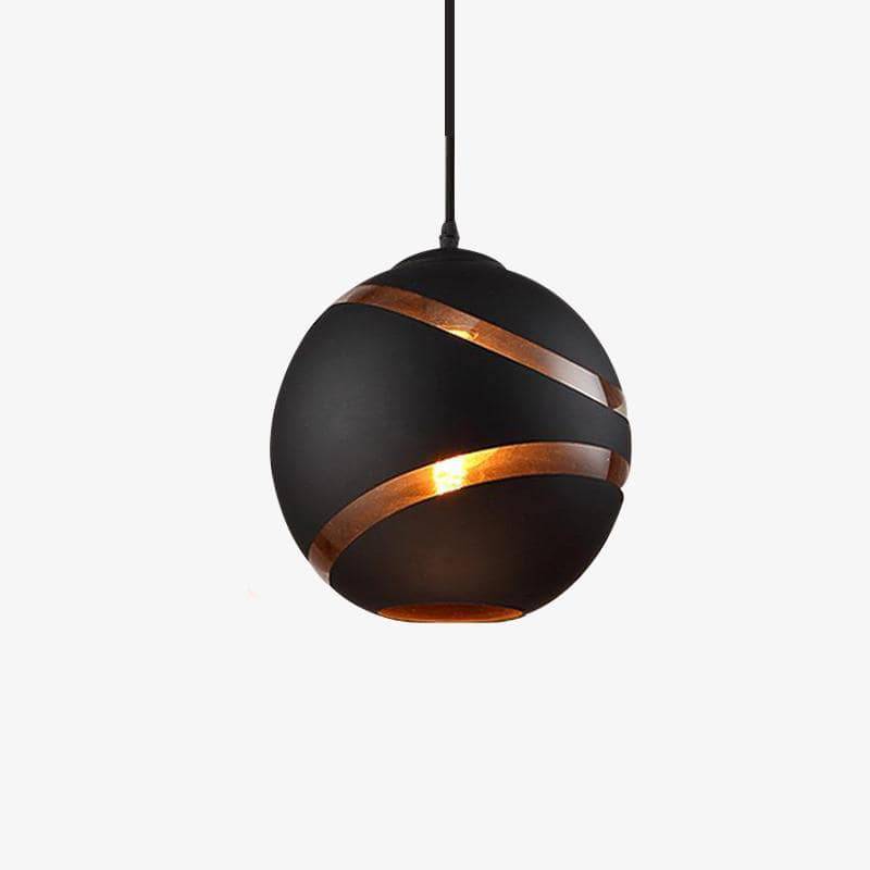 Suspension design à LED avec boule en pierre de verre Lofty