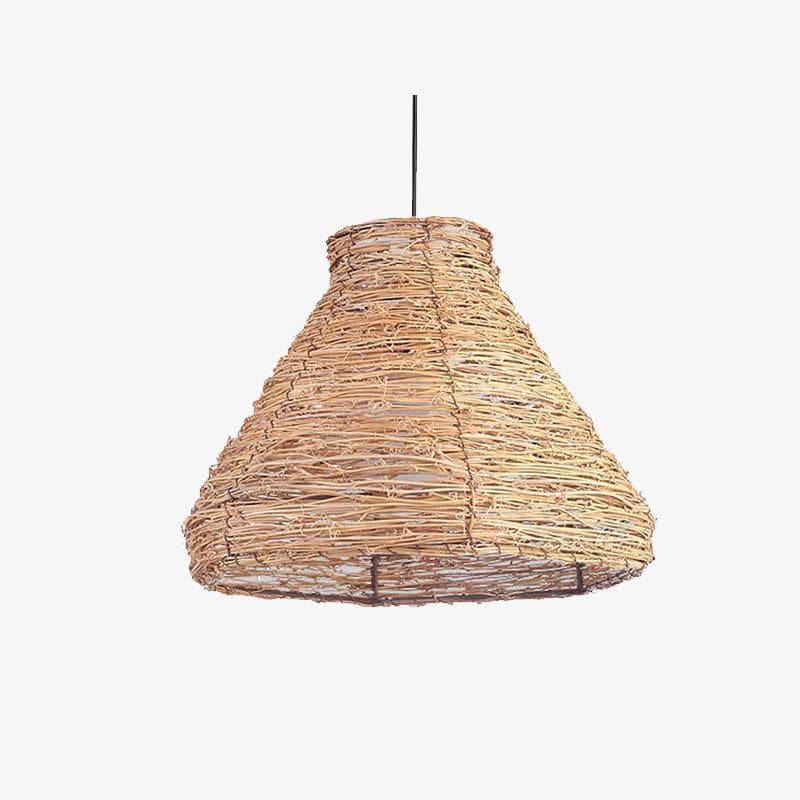 pendant light Rattan LED with lampshade of different shapes Decor