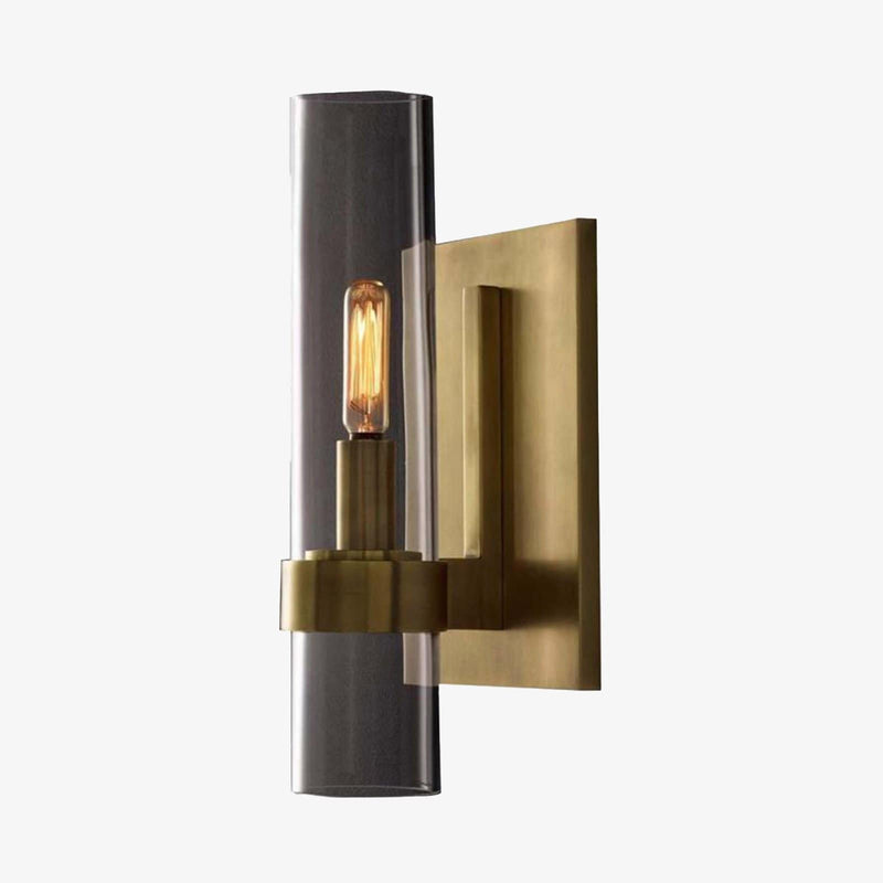 wall lamp LED wall design with cylindrical glass tube Luxery