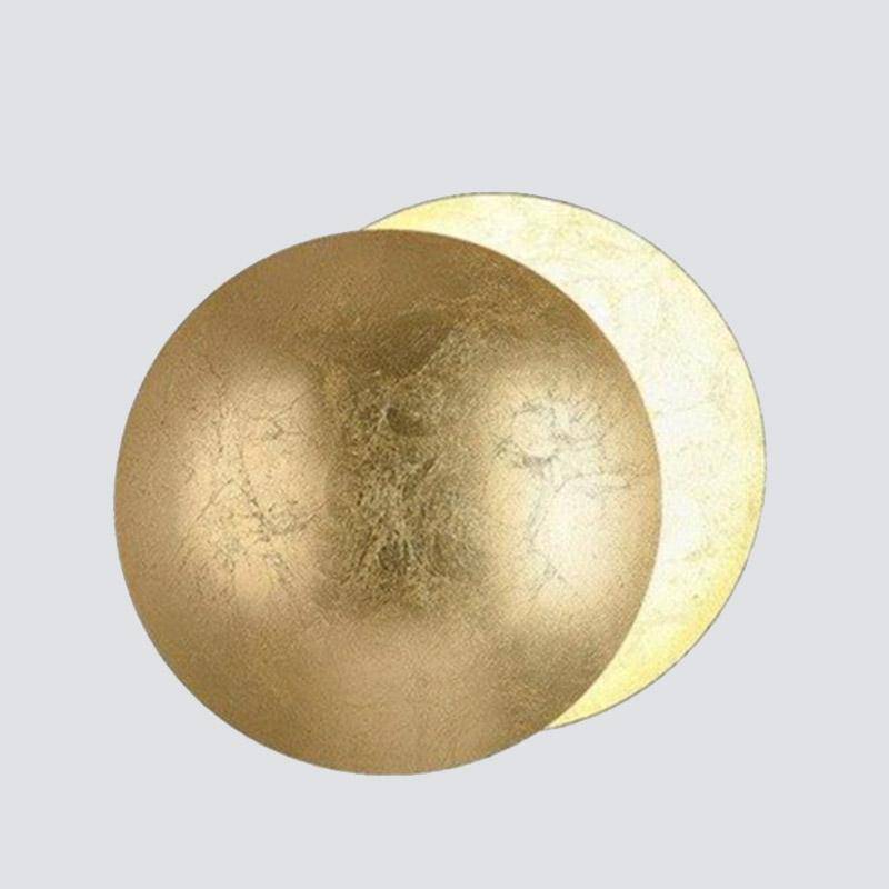 wall lamp LED wall design with lampshade coloured metal and rounded Luxury