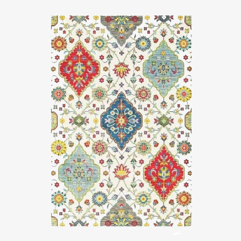 Rectangular Persian rug in dirouz style K
