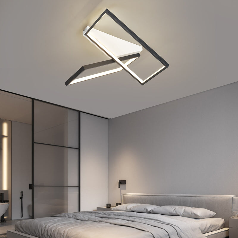 Lámpara de techo design LED con formas rectangulares Tary