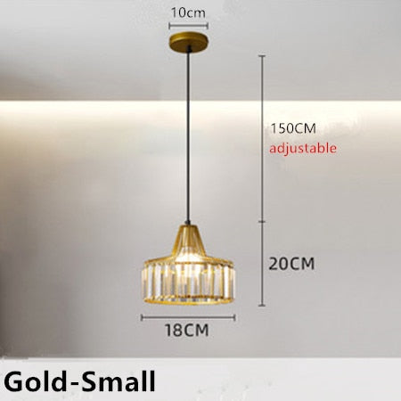 Lámpara de suspensión design con pantalla de cristal ámbar Cloarec