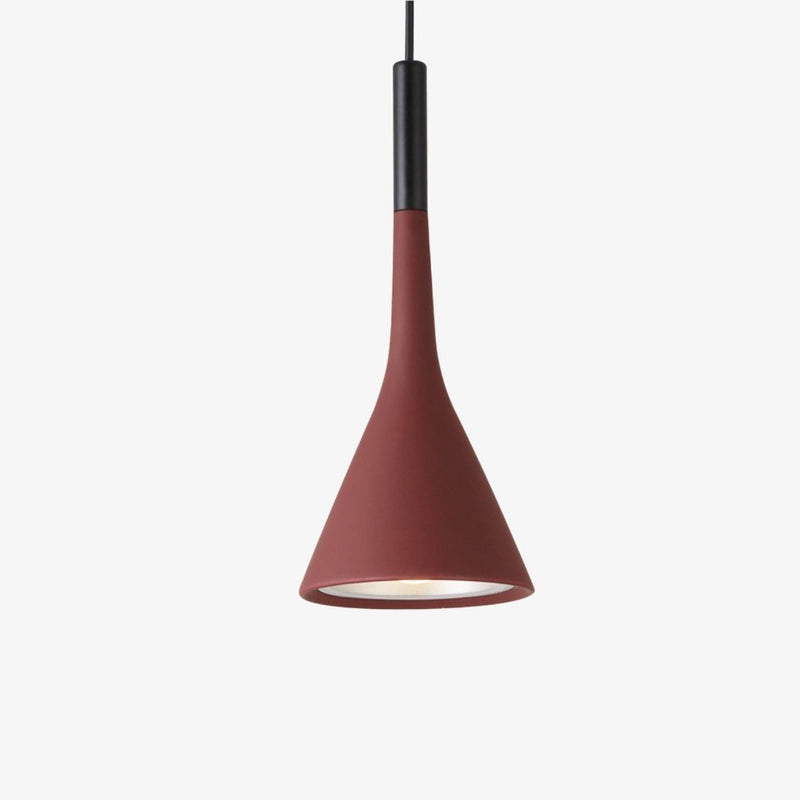 Cone Design pendant lamp in resin Nordic