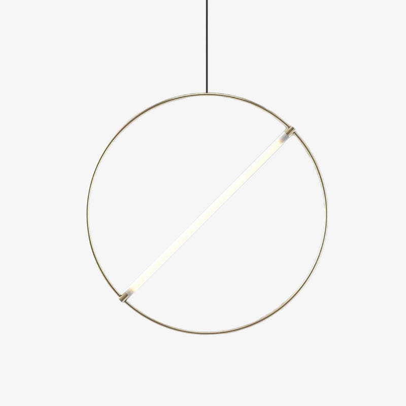 pendant light modern LED ring with light bar Juncal