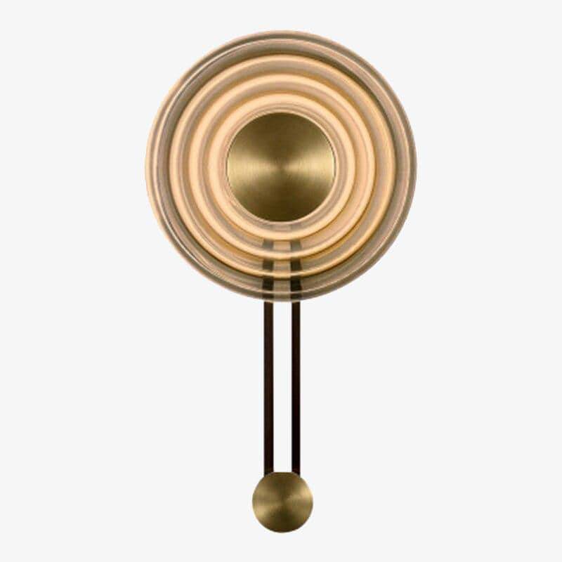 wall lamp LED wall design gold rounded Shining style