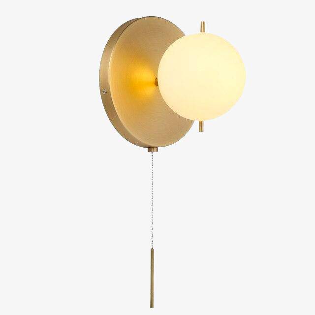 wall lamp gold design wall-mounted with glass ball Roof