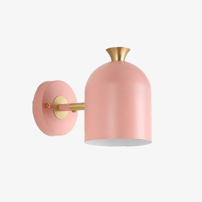 Applique murale LED abat-jour arrondi orientable de couleur Deco