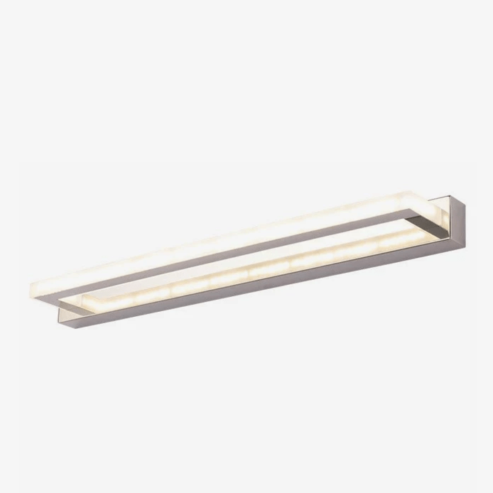 Aplique LED cromo para espejo 42cm