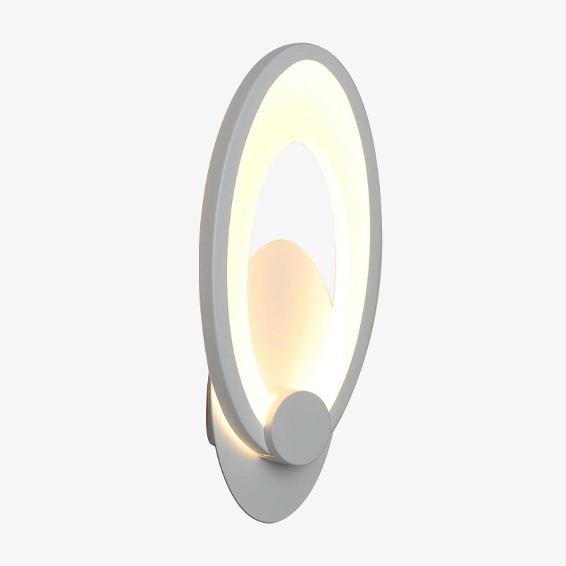 Aplique LED ovalado para habitaciones
