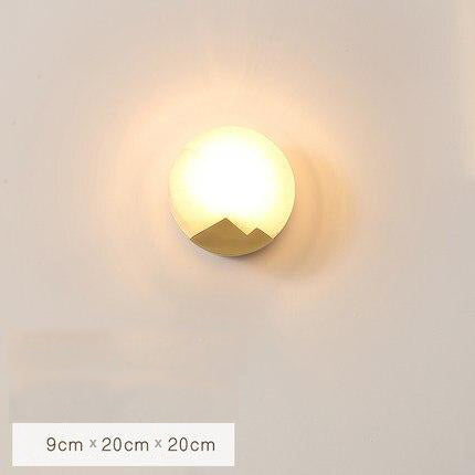 Lámpara de pared redonda moderna Tamira