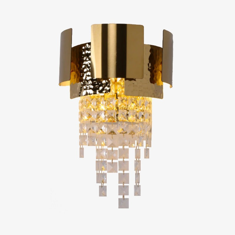 wall lamp modern LED wall with Vega crystal drops