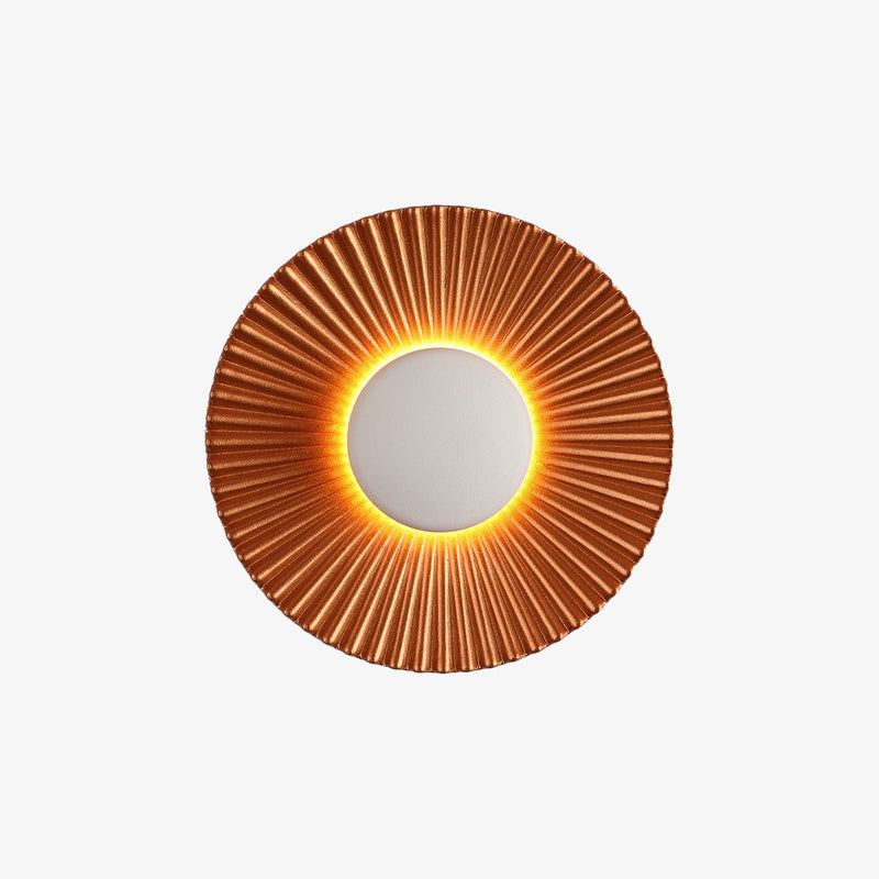 wall lamp modern LED sunburst metallic Hasna