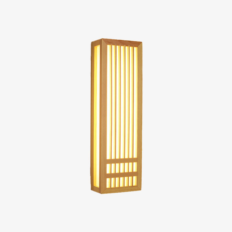 wall lamp Pastor modern rectangular LED wall lamp, Japanese style