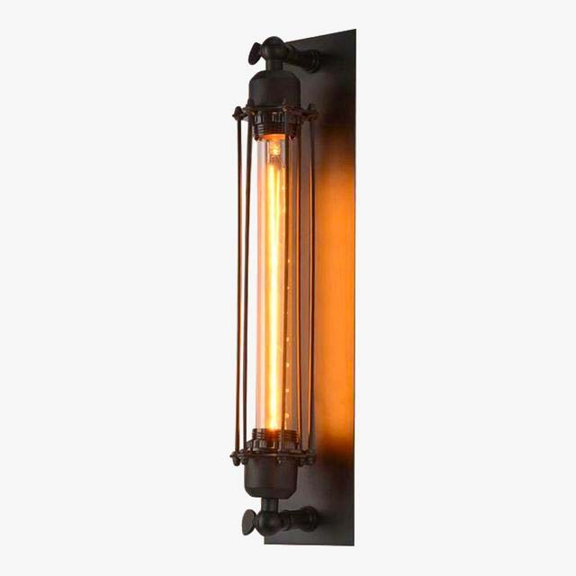 wall lamp vintage black metal wall Filio