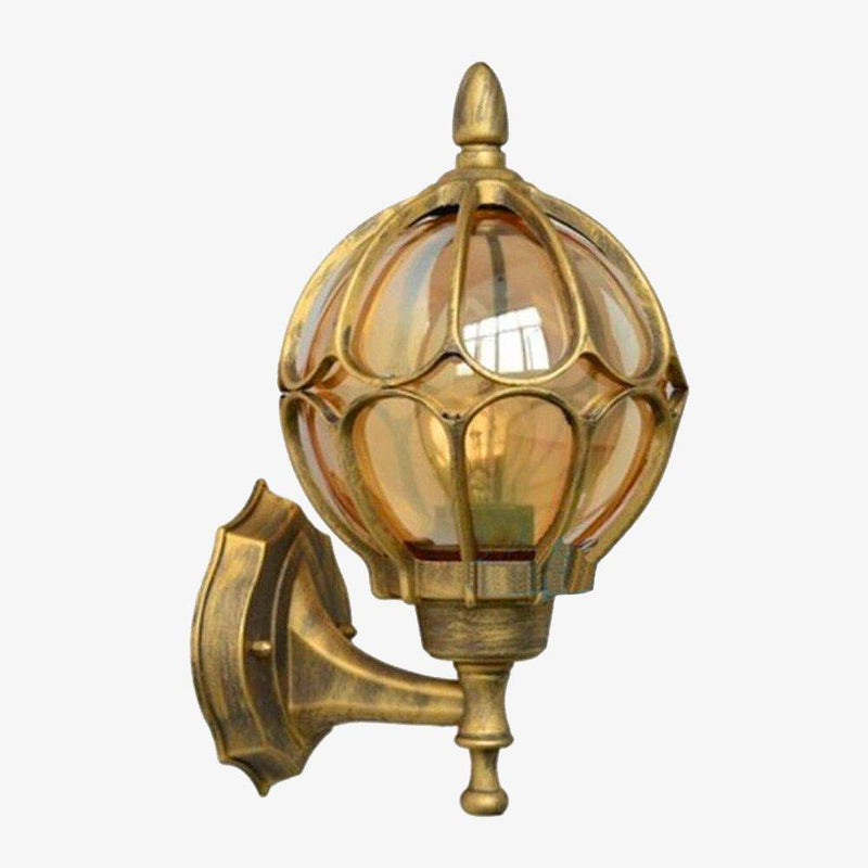 wall lamp rustic and antique European cage